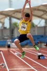 Craig Jones (Liverpool Harriers) under-20s long jump, Northern Championships, Sport City, Manchester